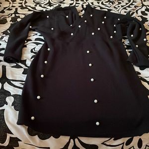 Black pearly dress size L